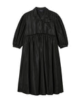 Embellished signature smock shirt dress