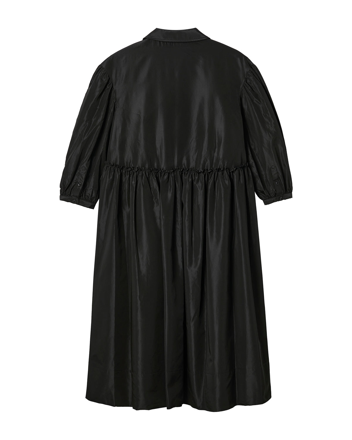 Embellished signature smock shirt dress