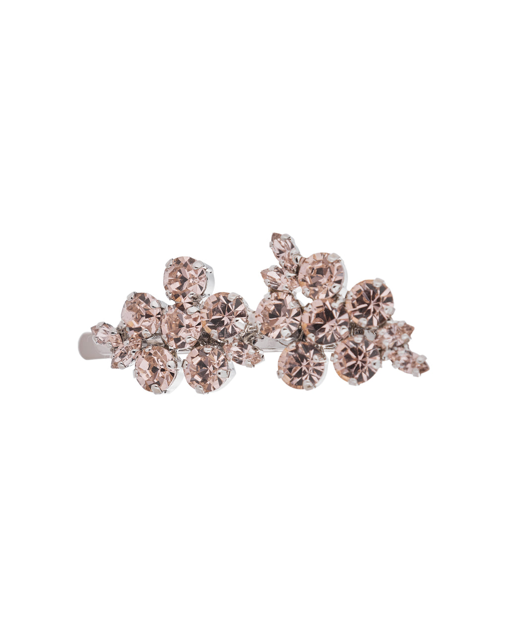 Mini hellebore flower hair clip
