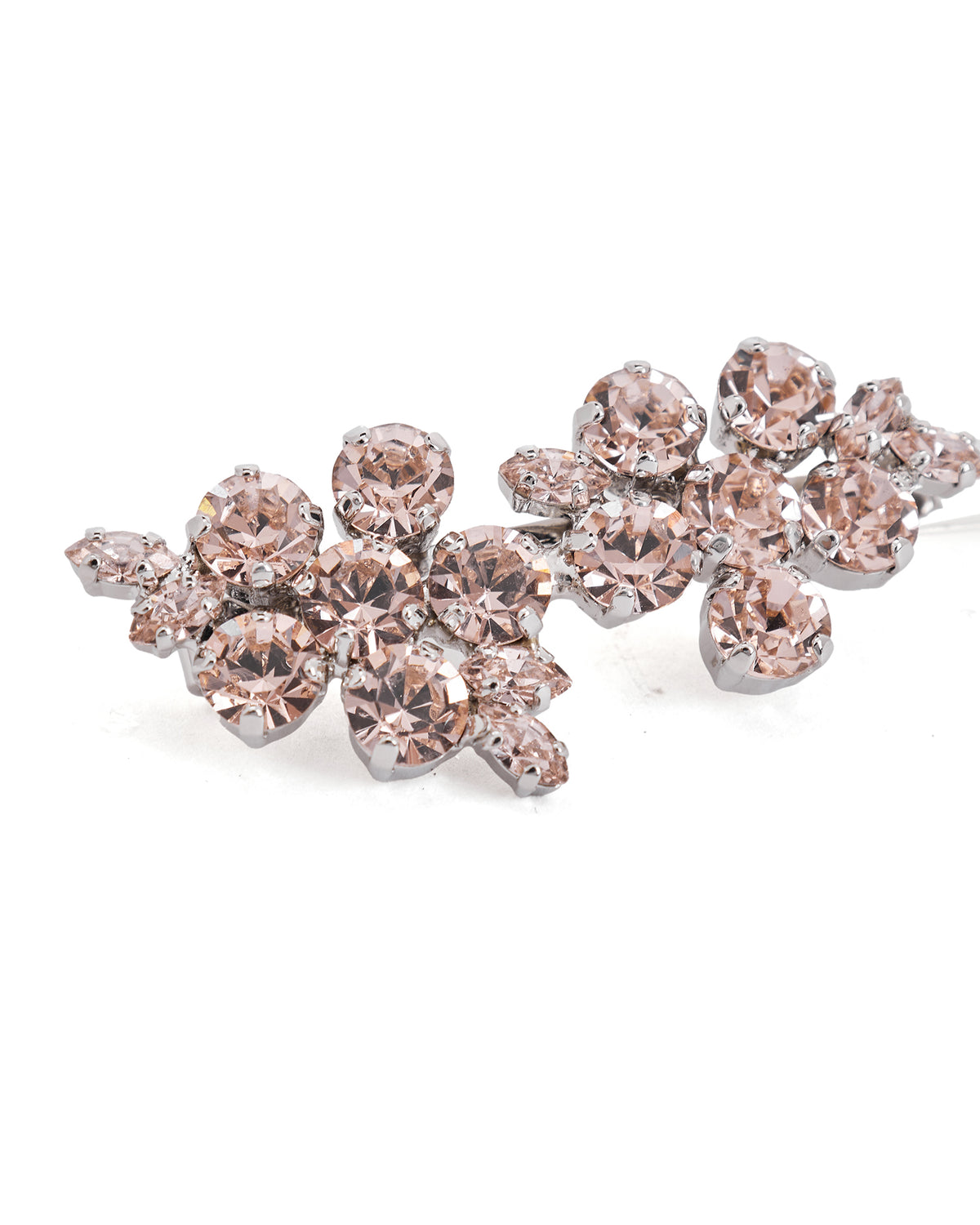 Mini hellebore flower hair clip
