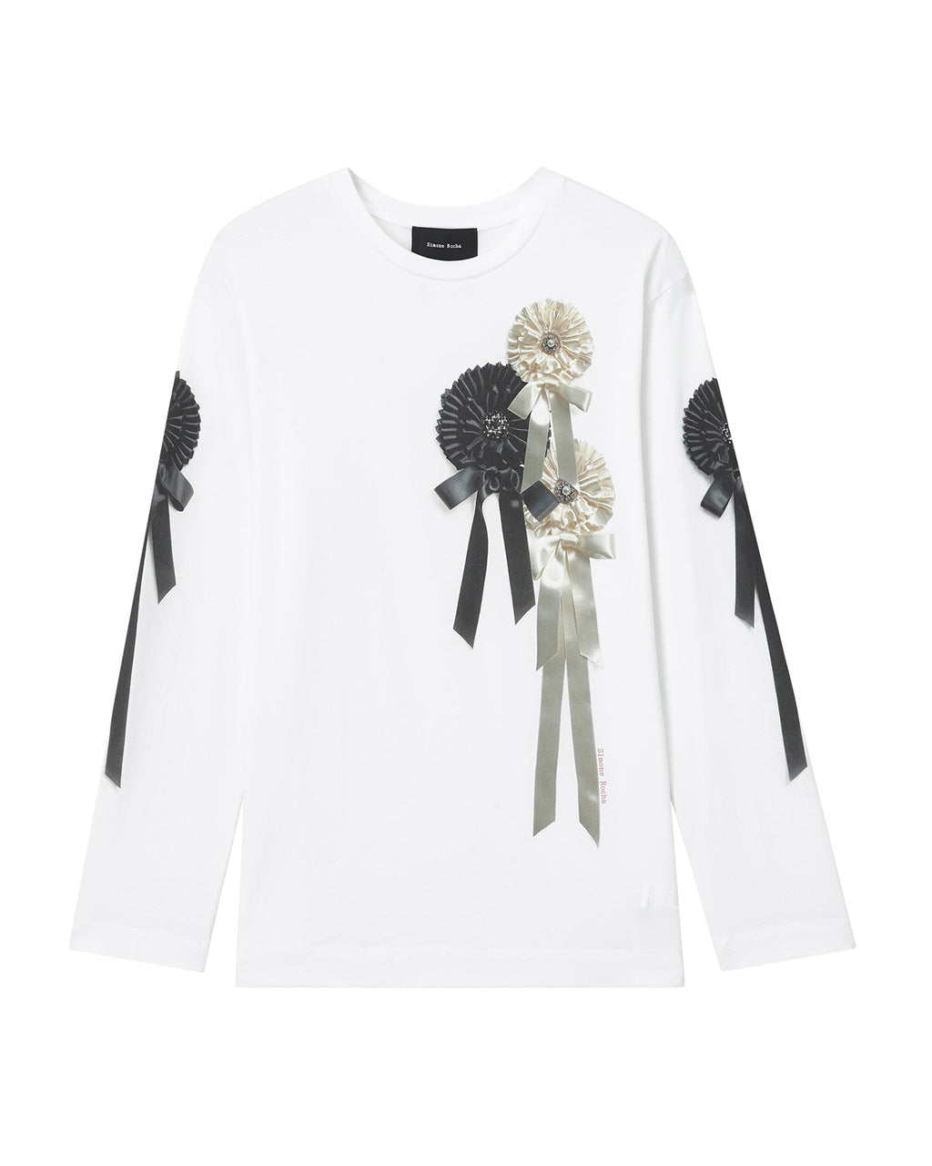 Ribbon rosette print tee