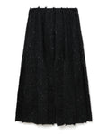 Textured midi-skirt