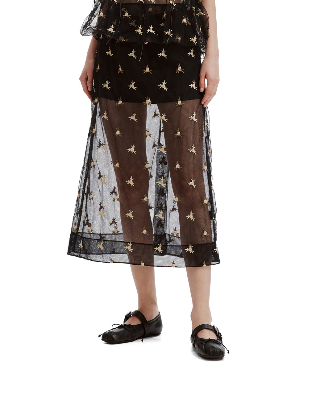 Embroidered skirt