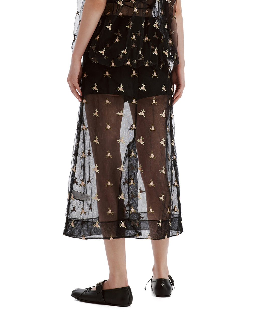 Embroidered skirt
