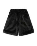 Faux fur shorts