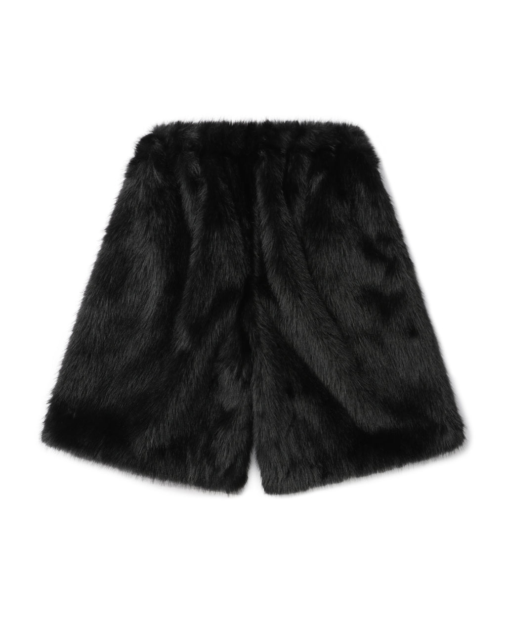 Faux fur shorts