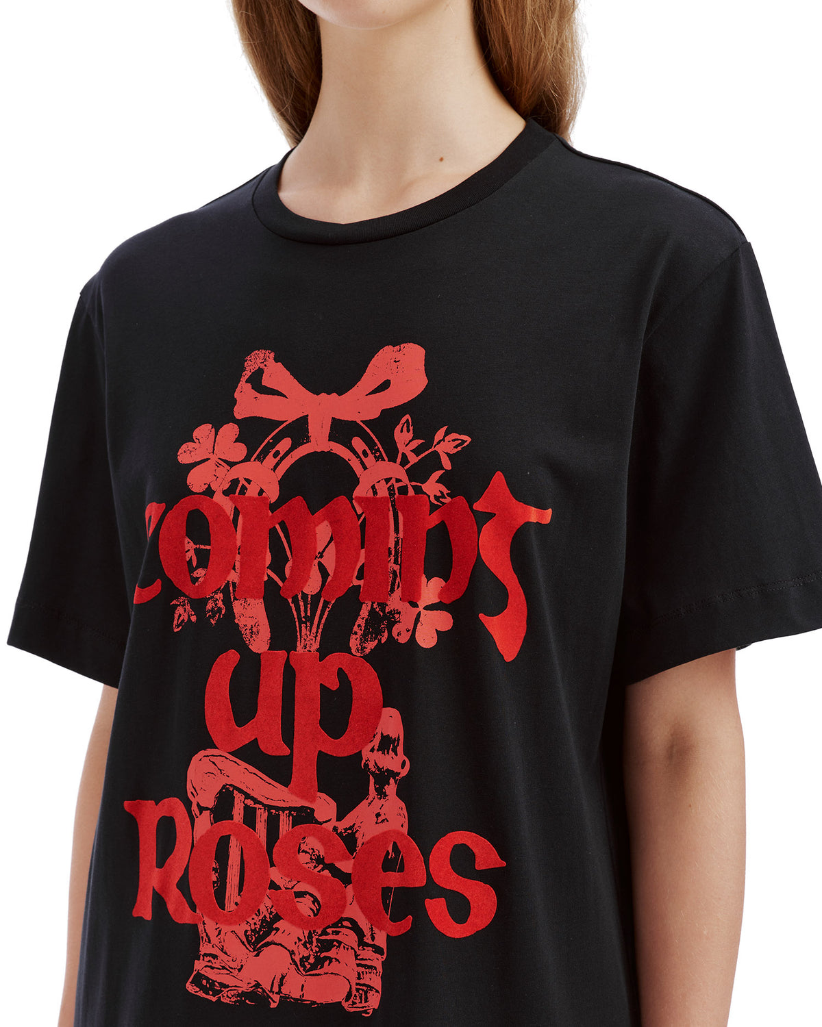 Coming Up Roses print tee