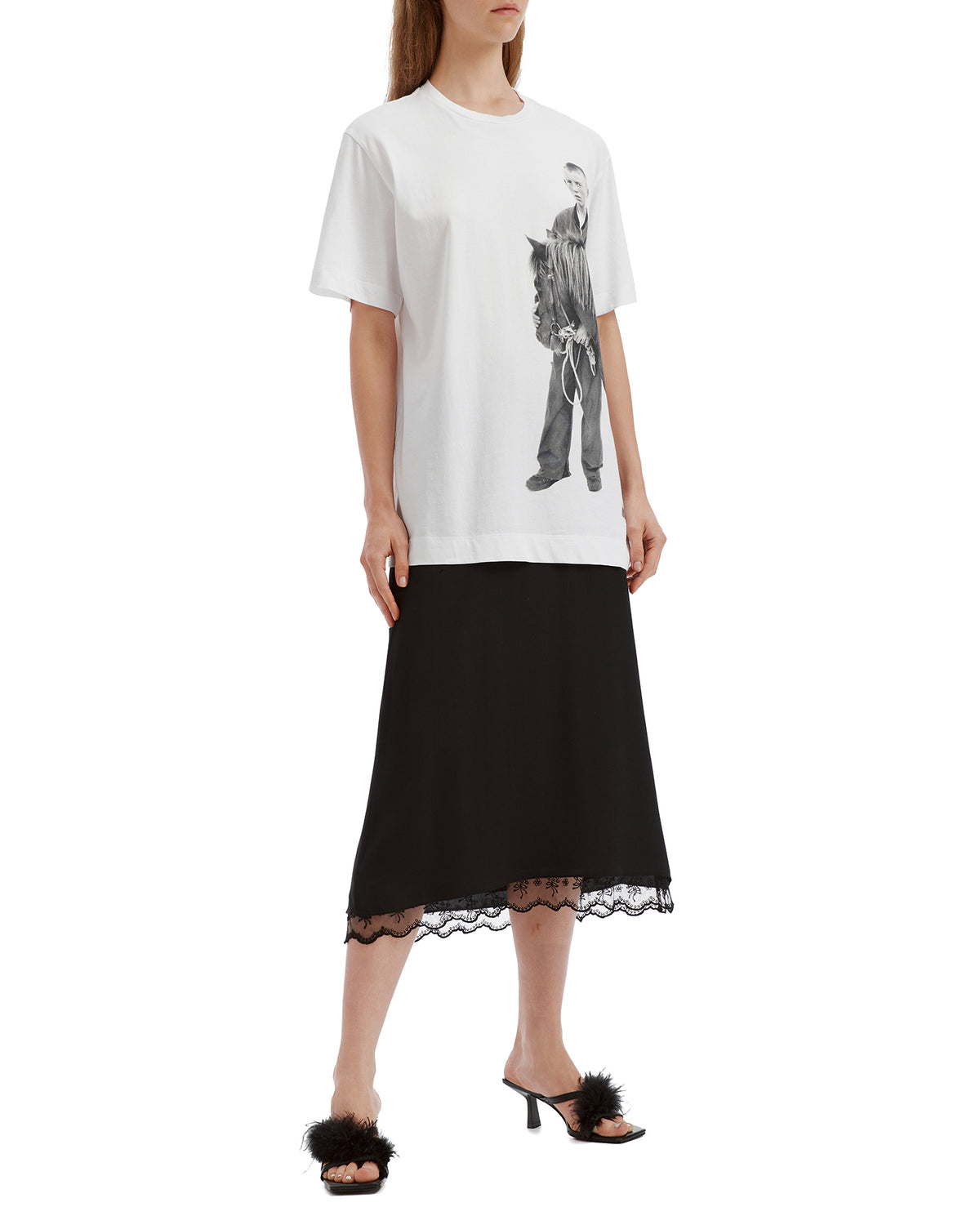 Pony kid print tee