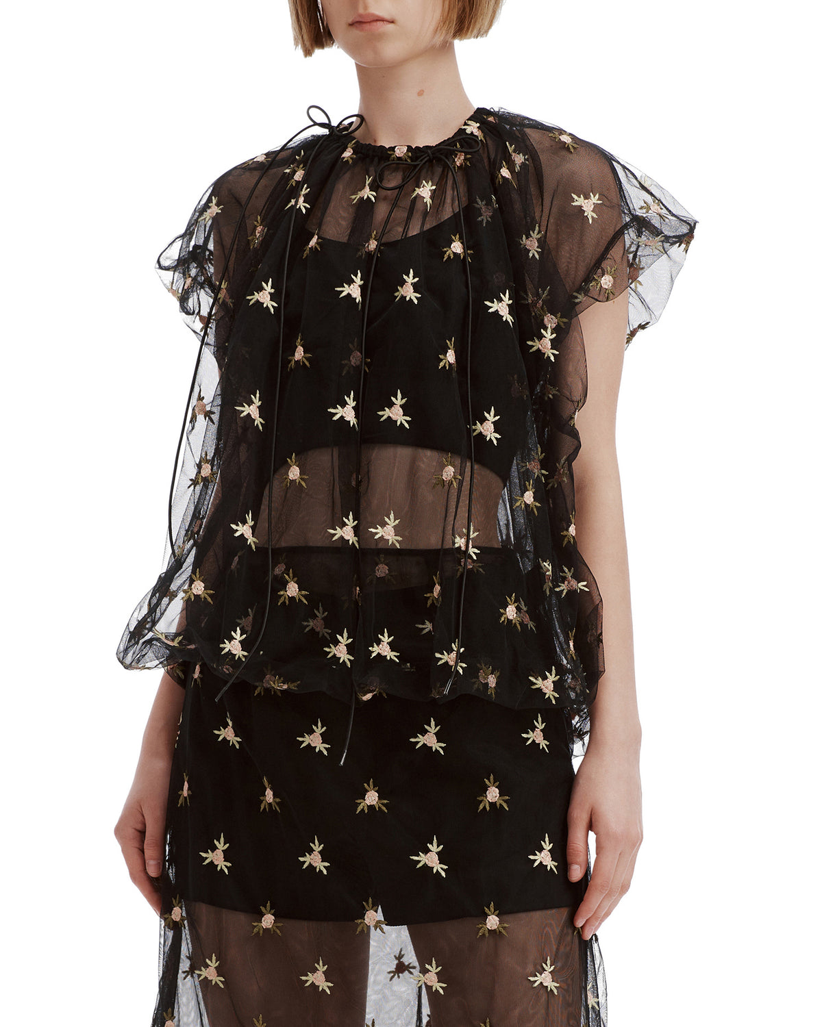 Embroidered top