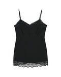 Lace trim negligee cami