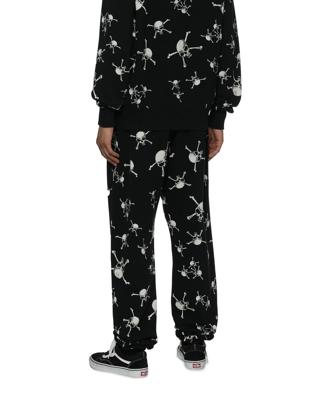 Skull-patterned sweatpants