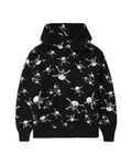 Skull-patterned hoodie