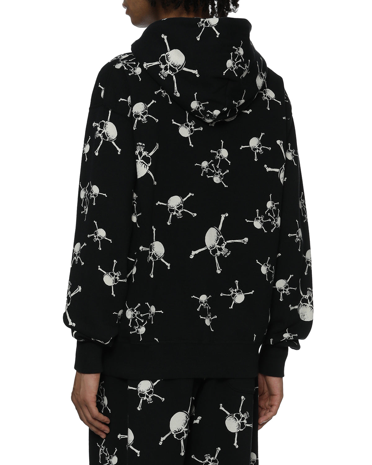 Skull-patterned hoodie