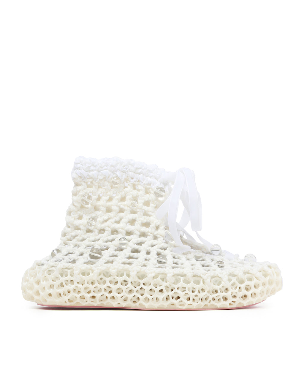 Mesh ankle boots