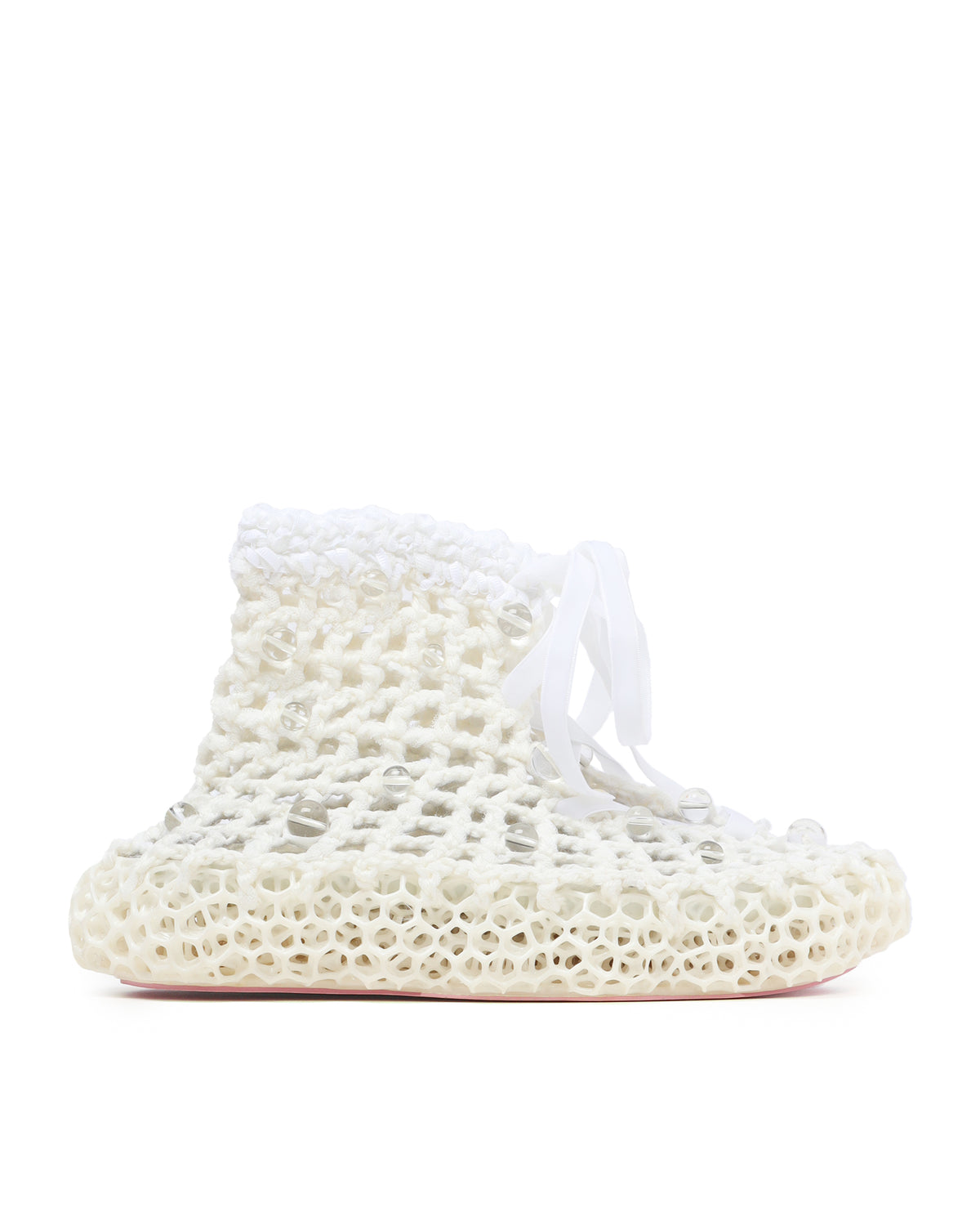 Mesh ankle boots