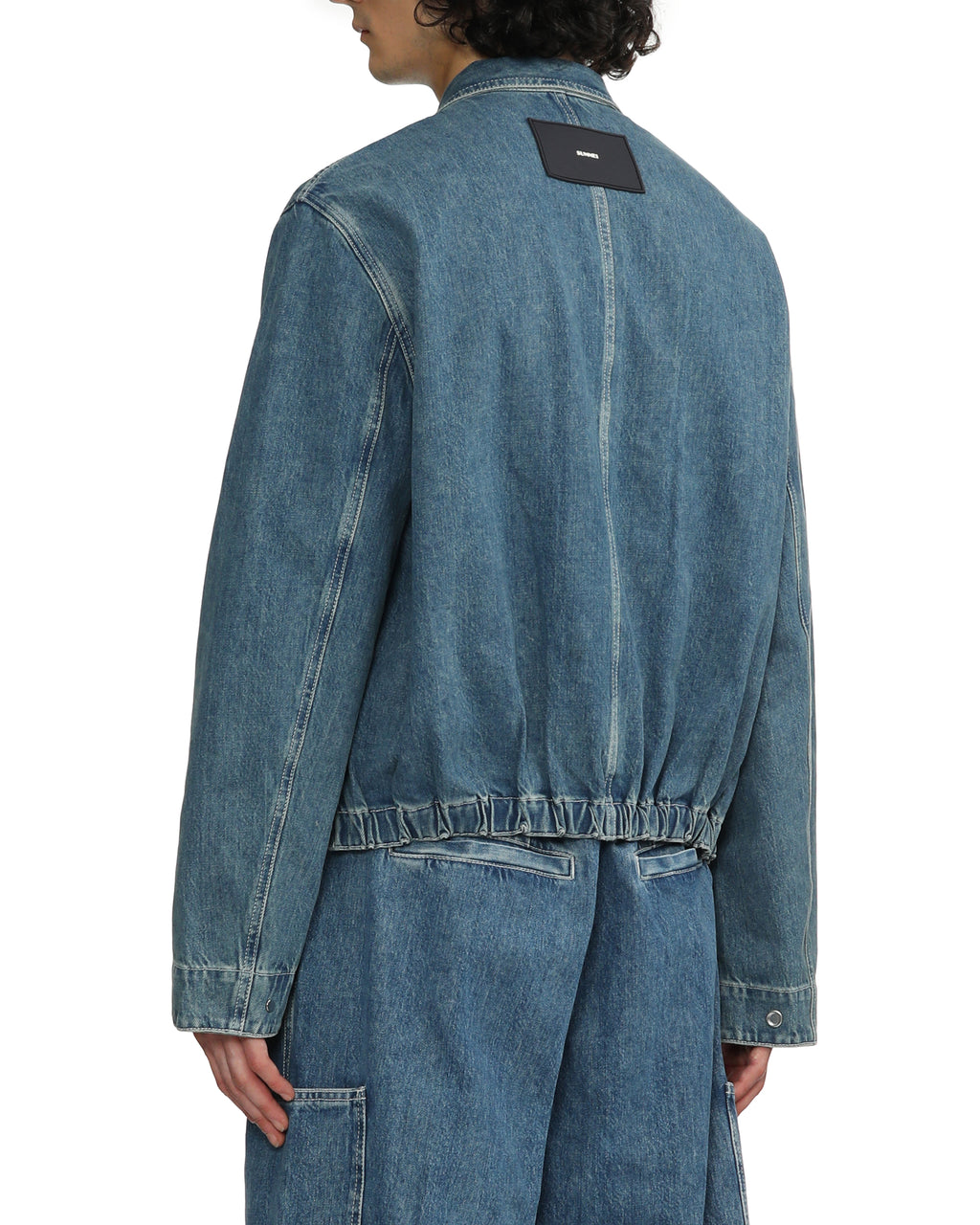 Zip up denim jacket