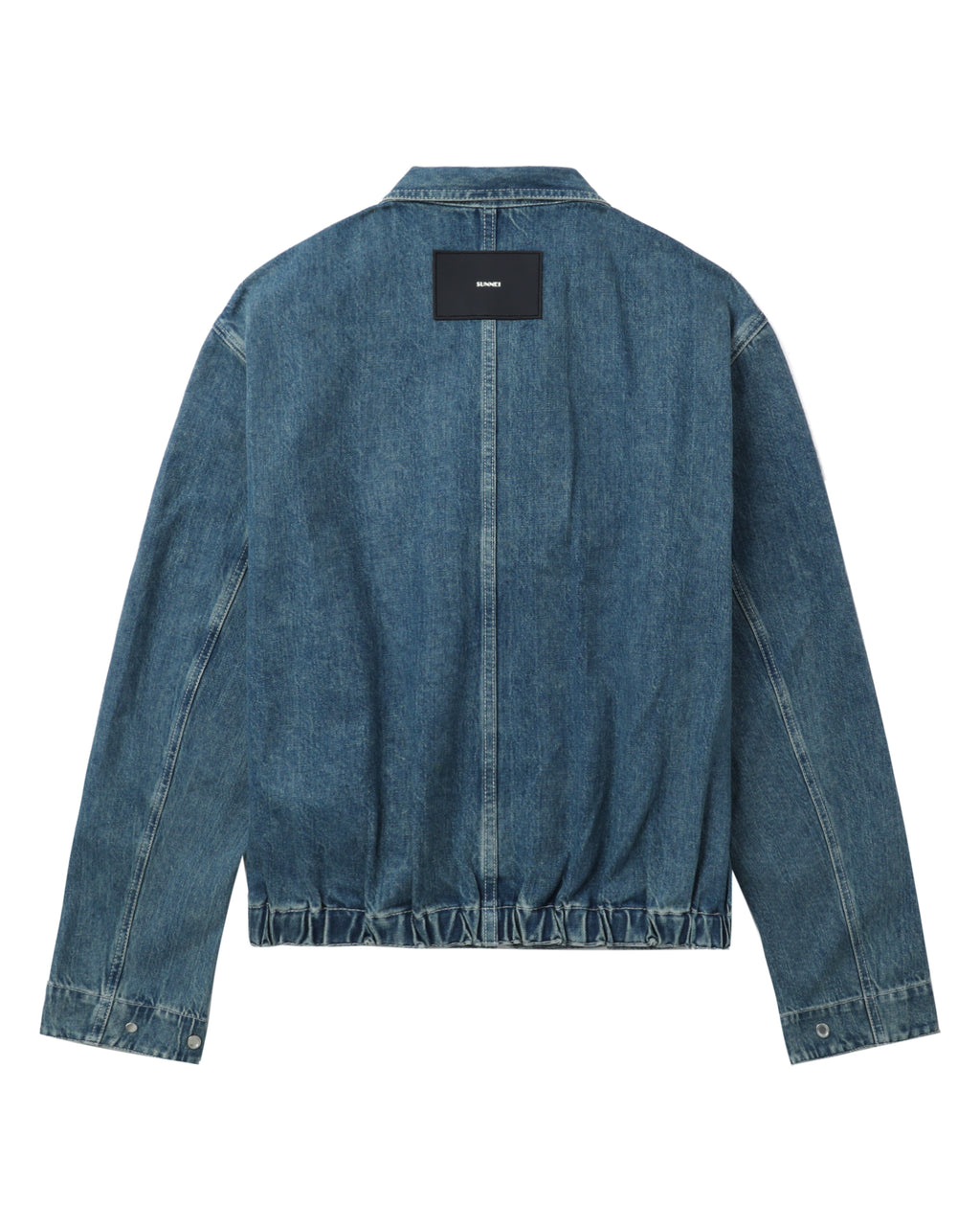 Zip up denim jacket
