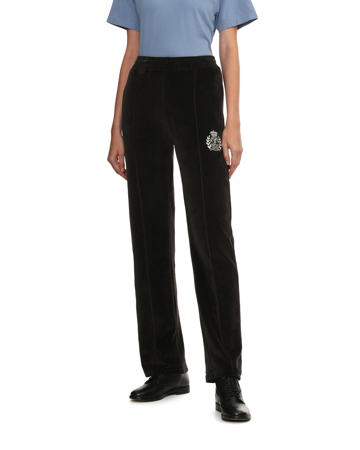 Velour track pants