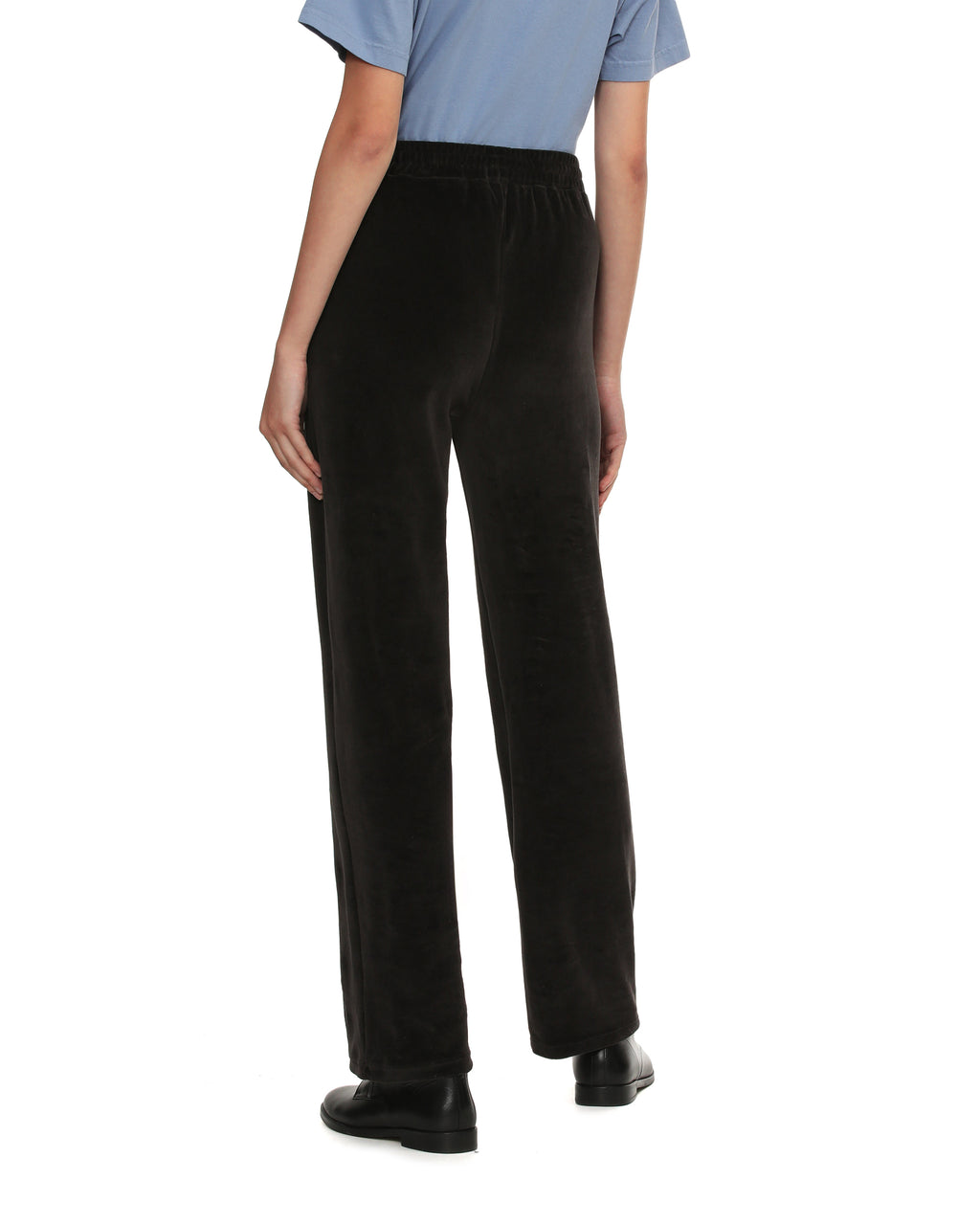 Velour track pants