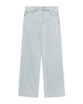 Wide-leg denim jeans
