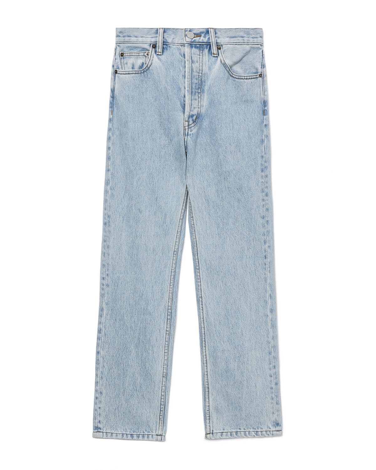 Back striped jeans