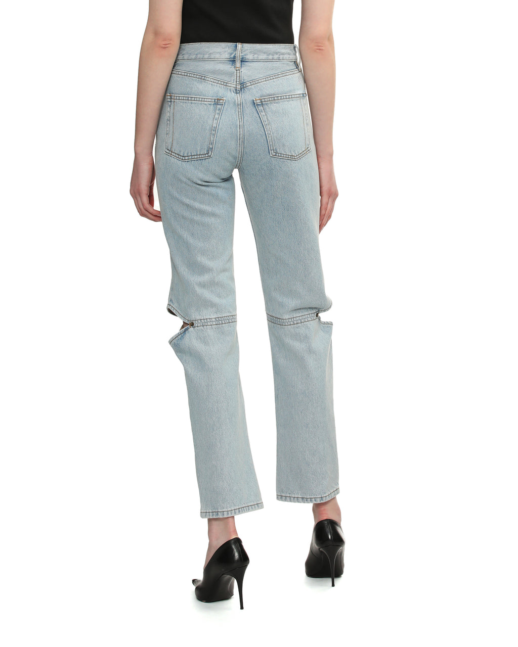 Cut out jeans