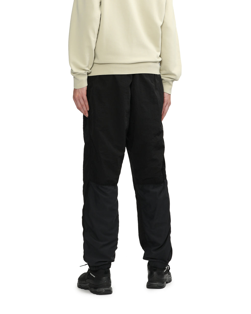 Brushed nylon joggers
