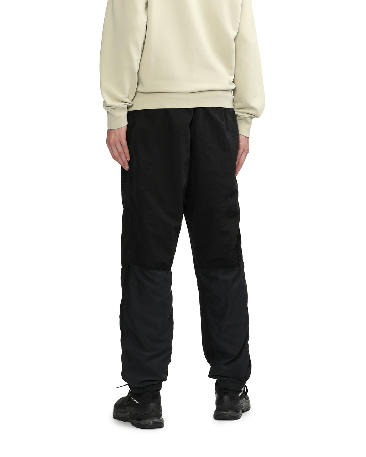 Brushed nylon joggers