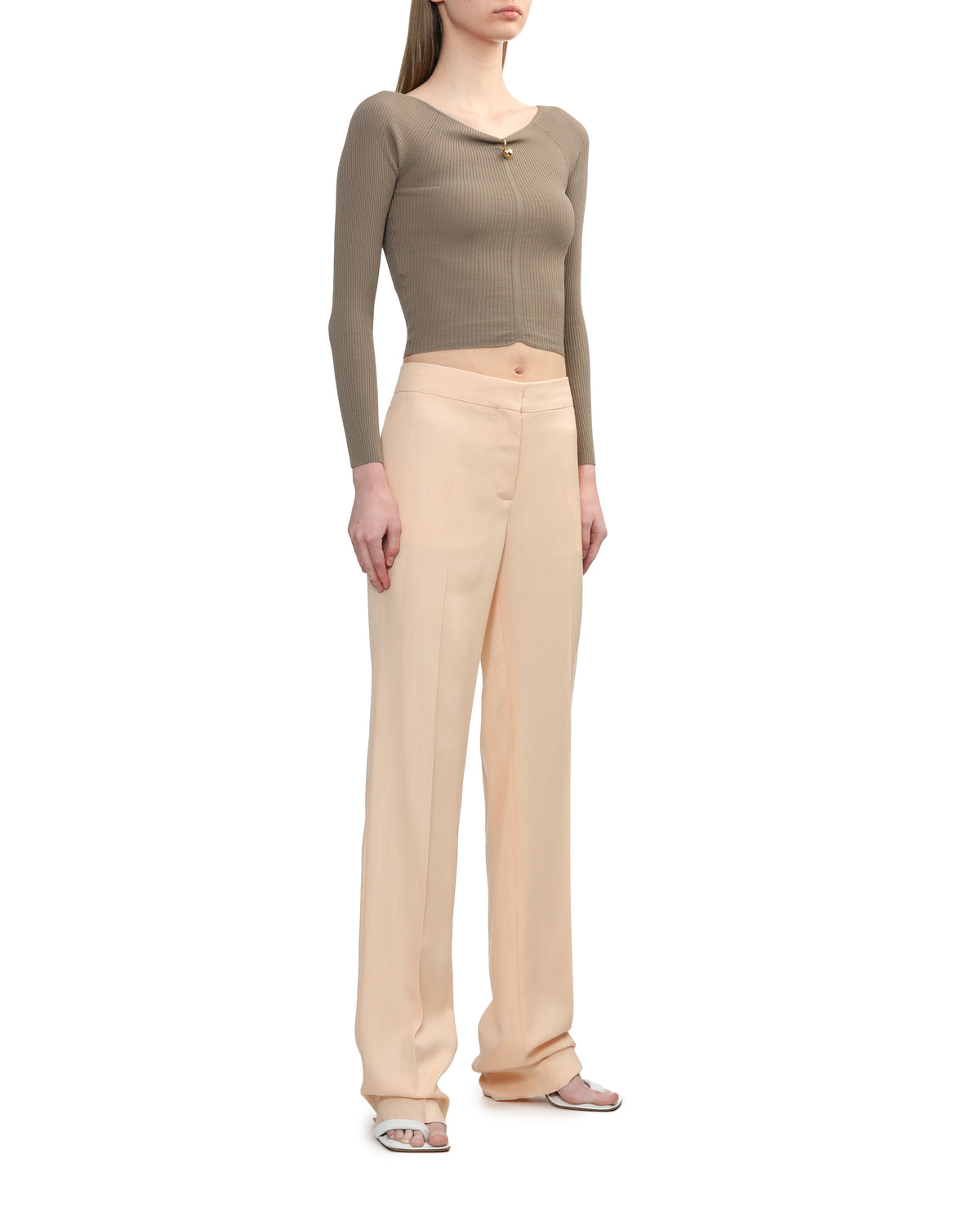 Straight-leg pants