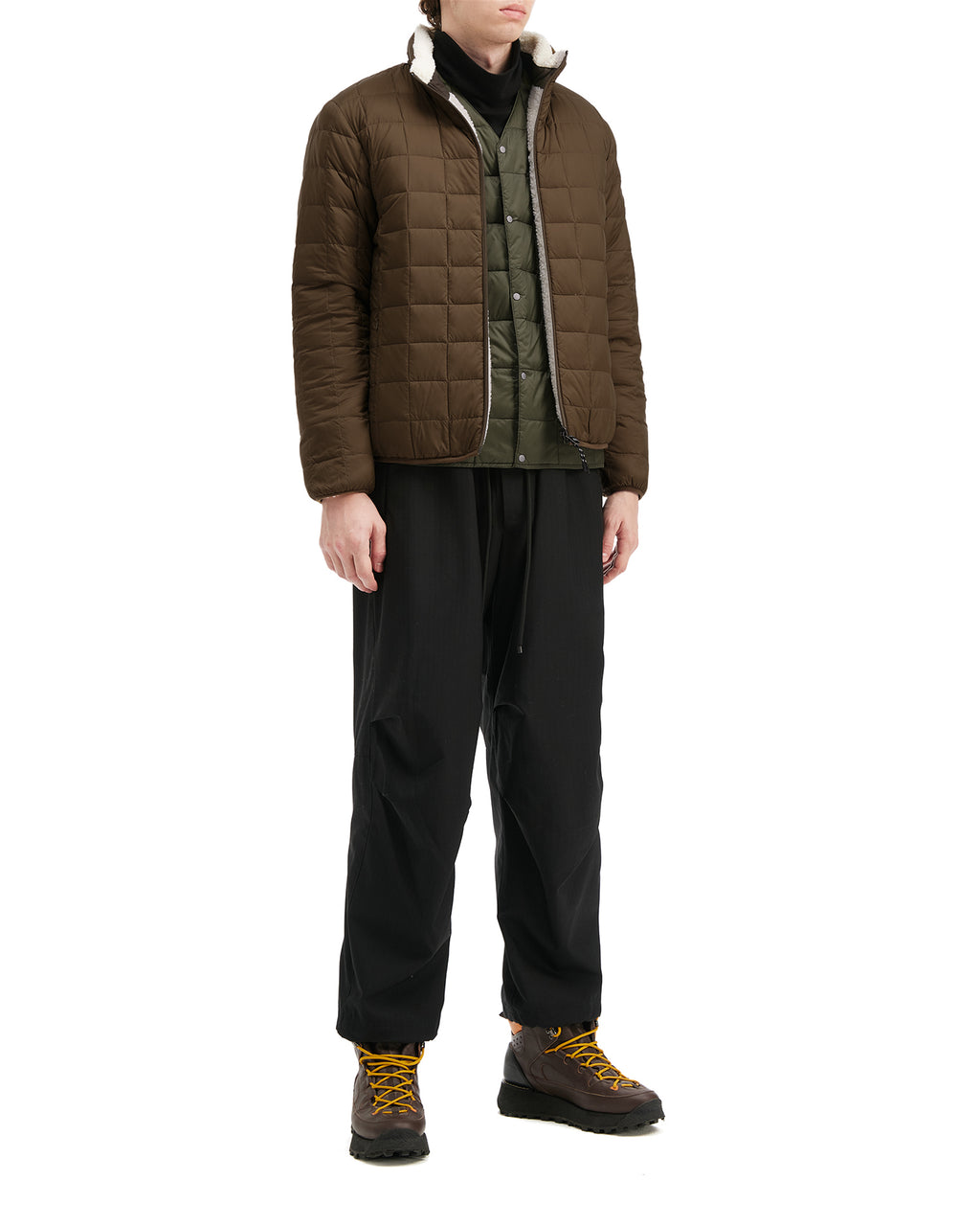 Reversible quilted jacket