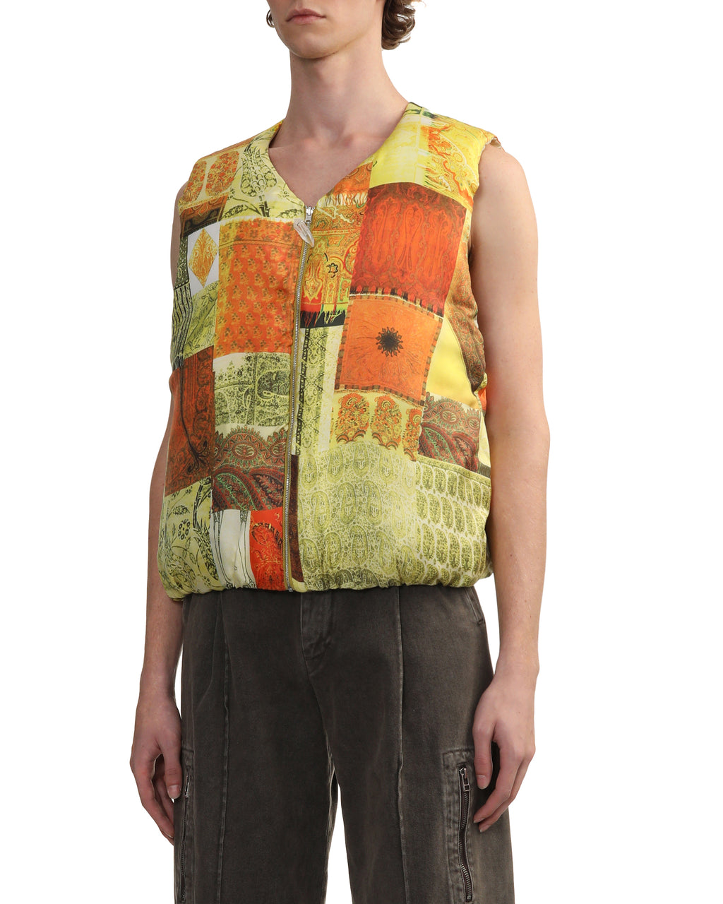 Reversible down vest