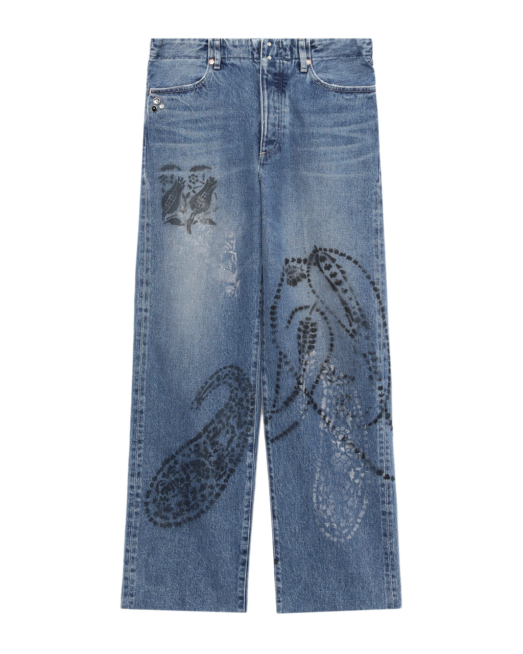 Printed jeans