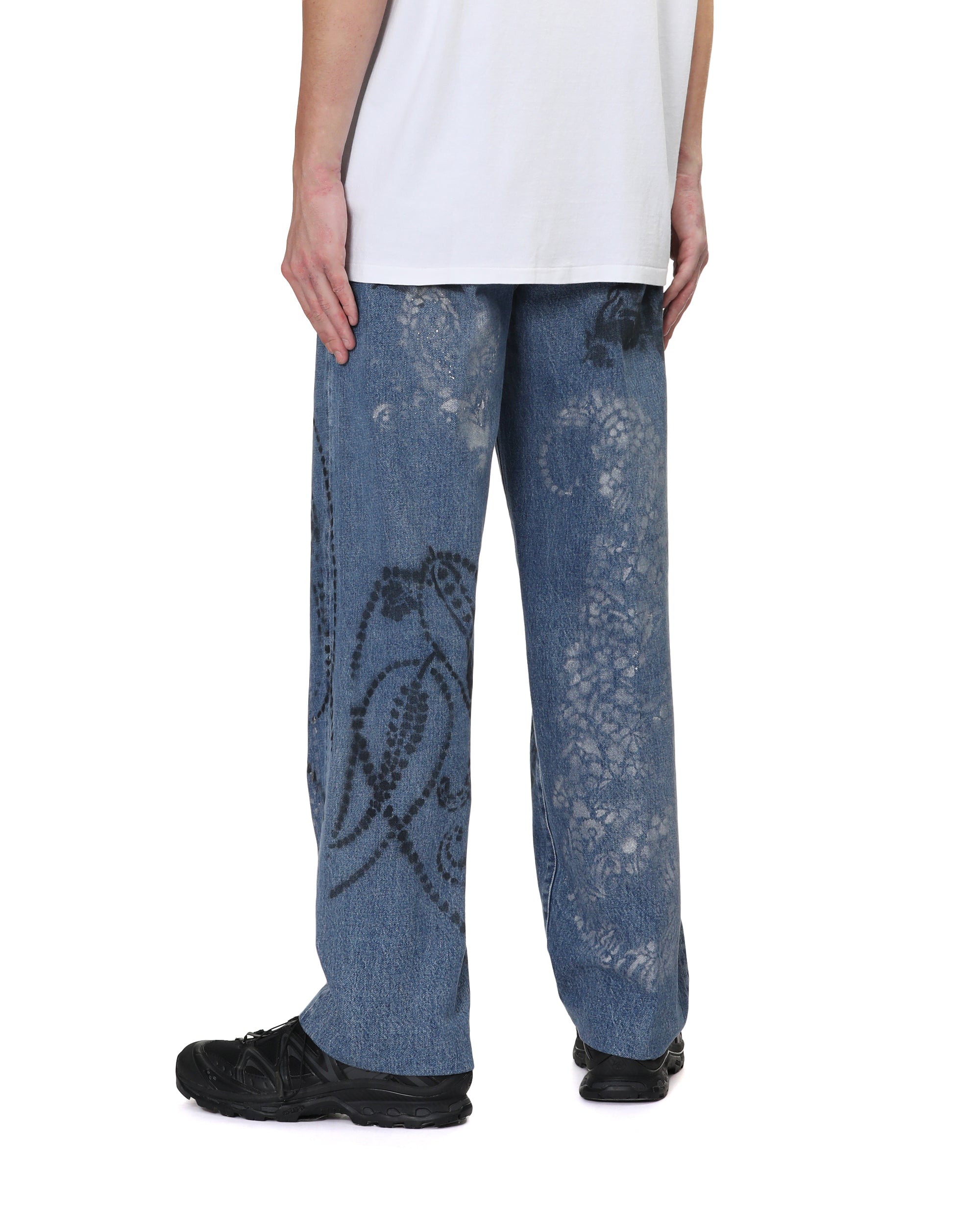 Printed jeans