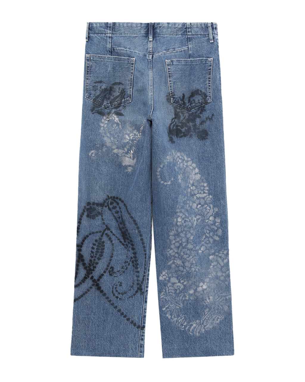 Printed jeans