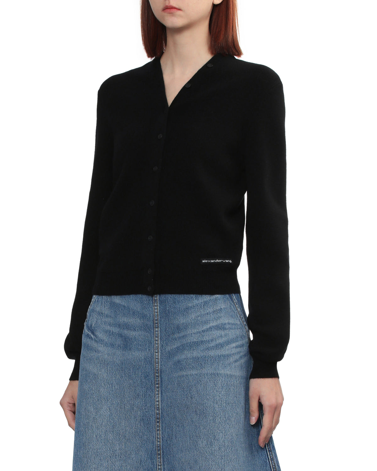 V-neck cardigan