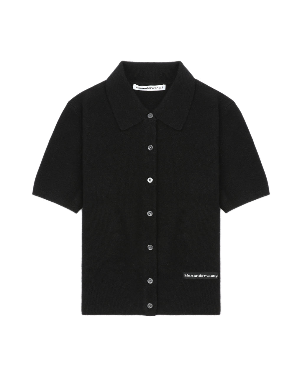 Polo knit top
