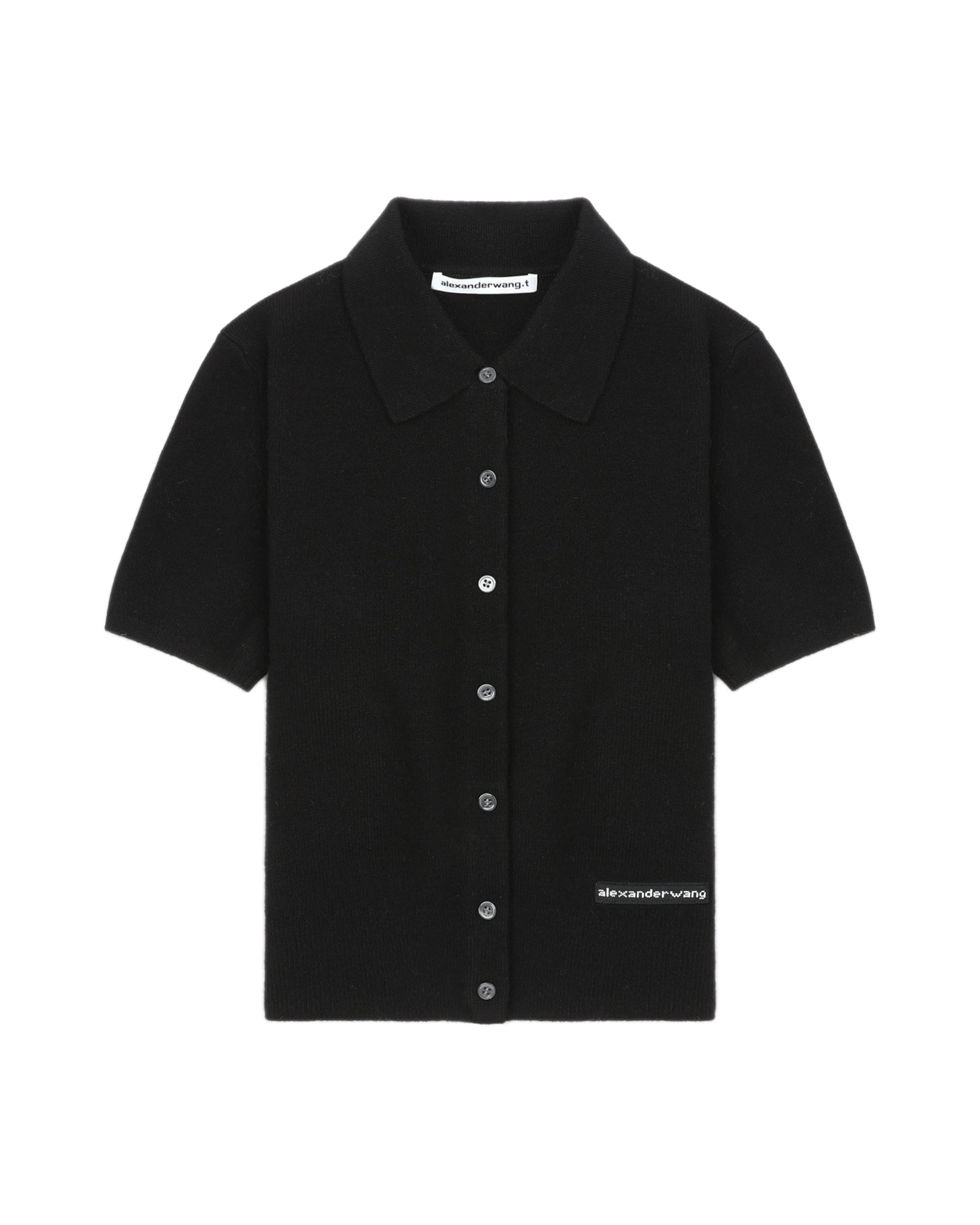 Polo knit top