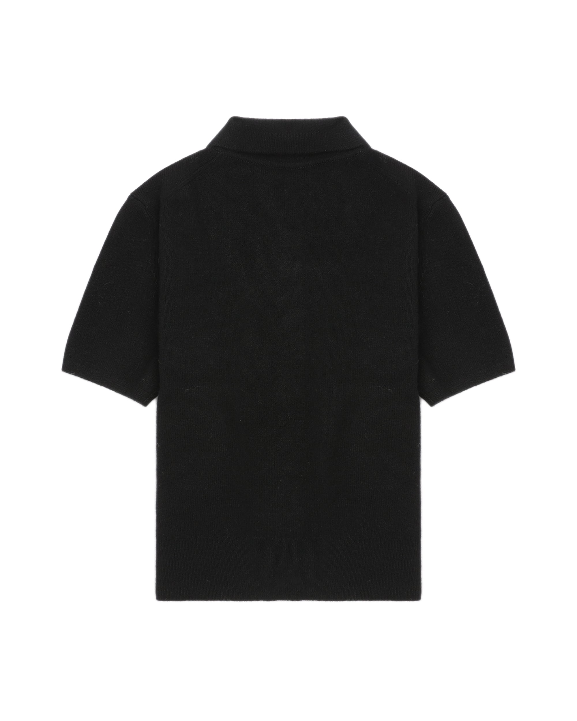 Polo knit top