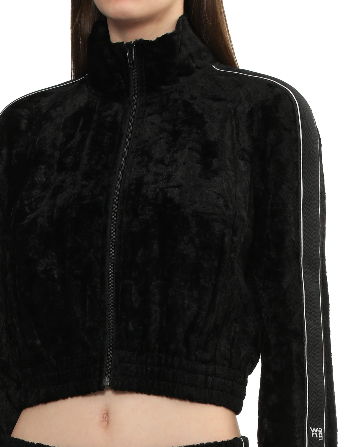 Velour track jacket