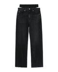 Pre-styled underwear jeans