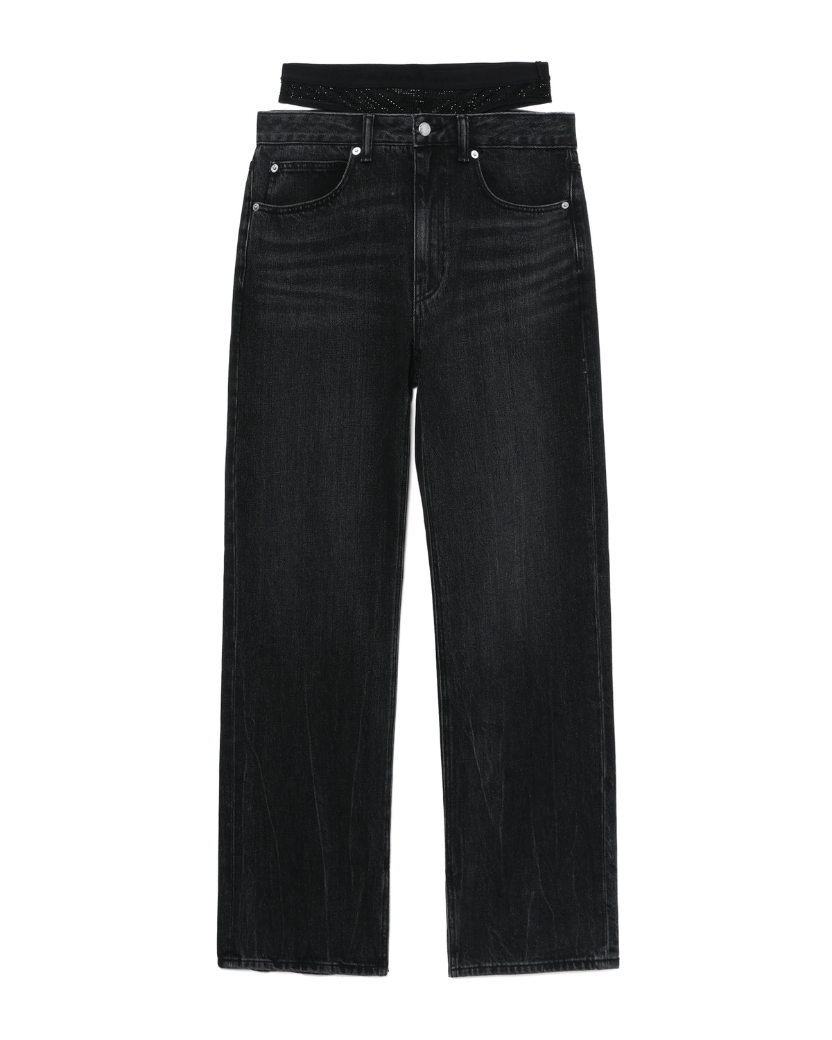 Pre-styled underwear jeans