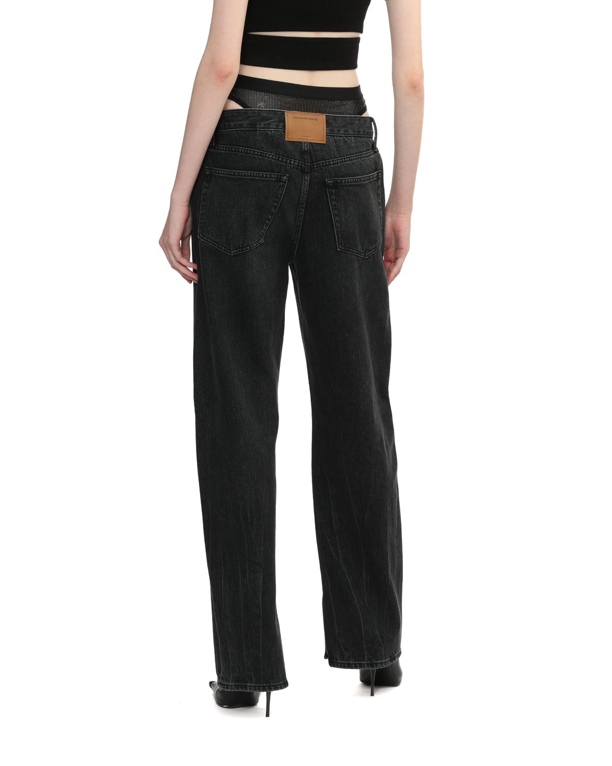 Pre-styled underwear jeans