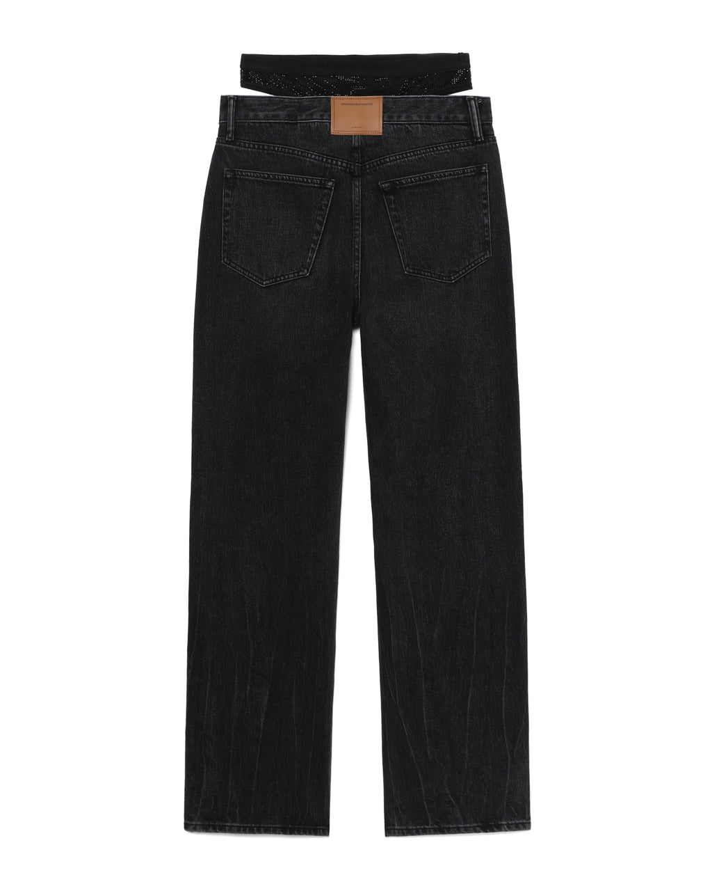 Pre-styled underwear jeans