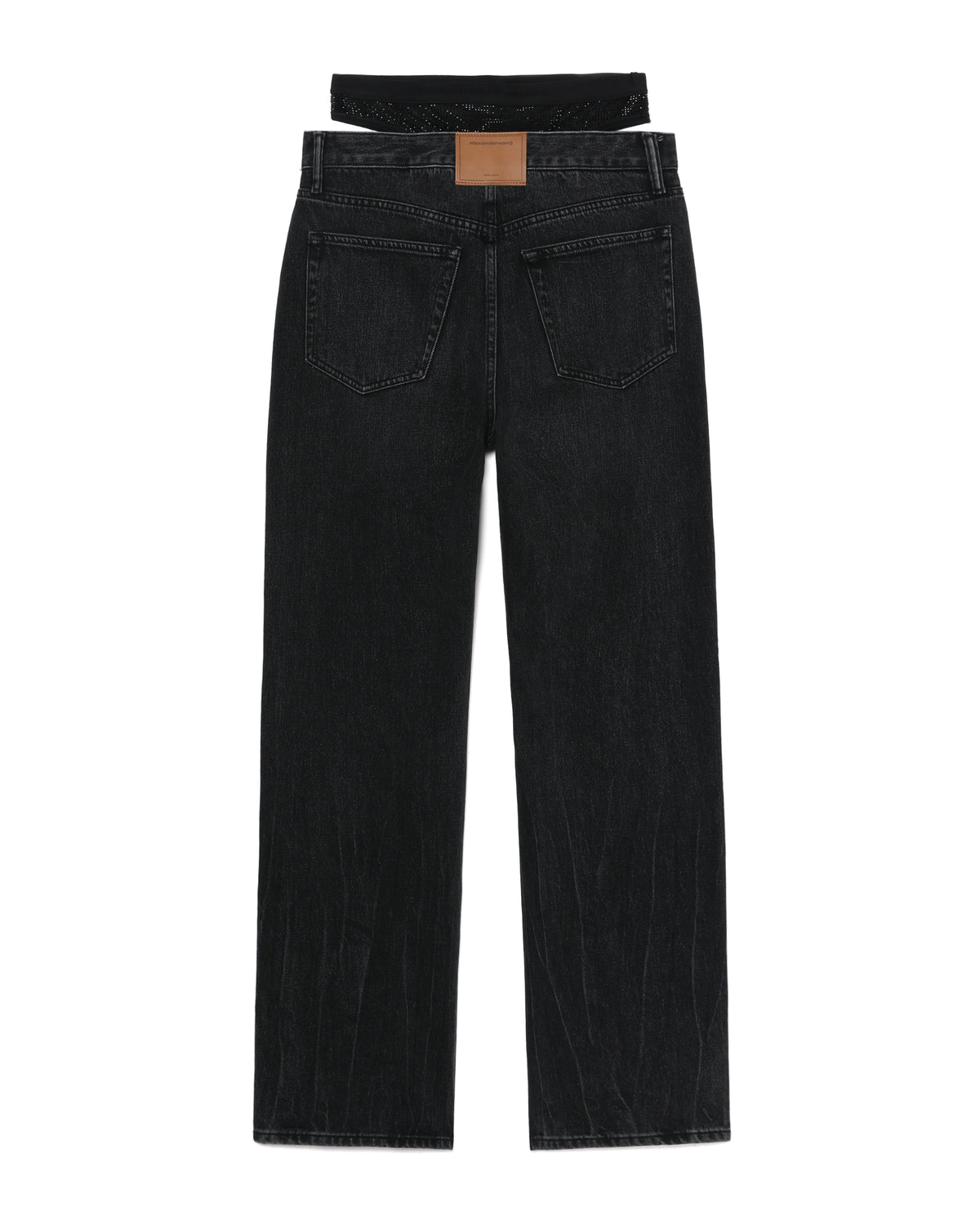 Pre-styled underwear jeans