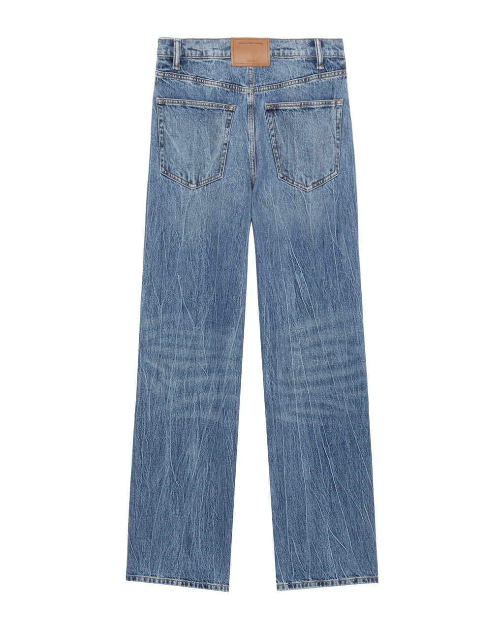 Logo patch jeans