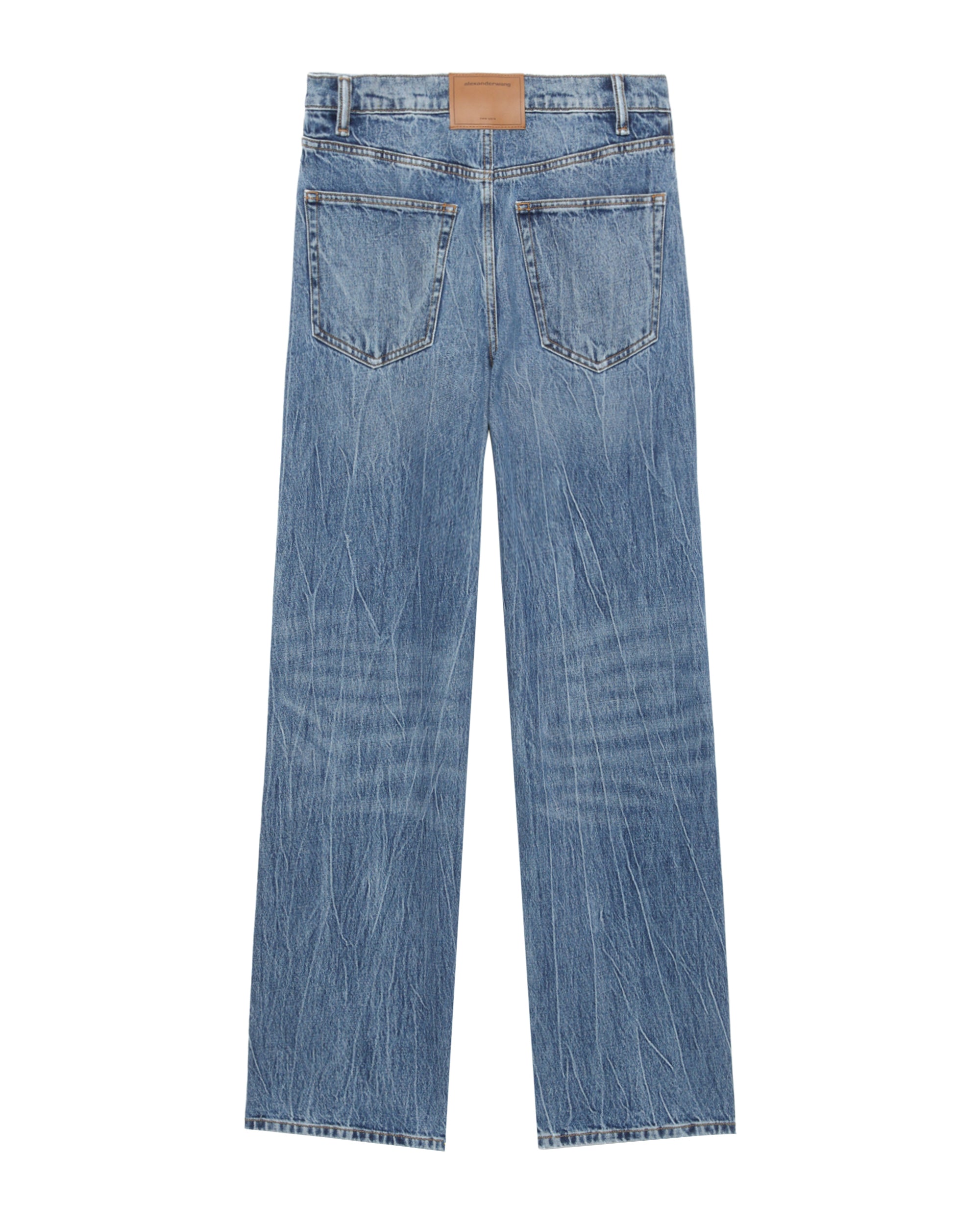 Logo patch jeans