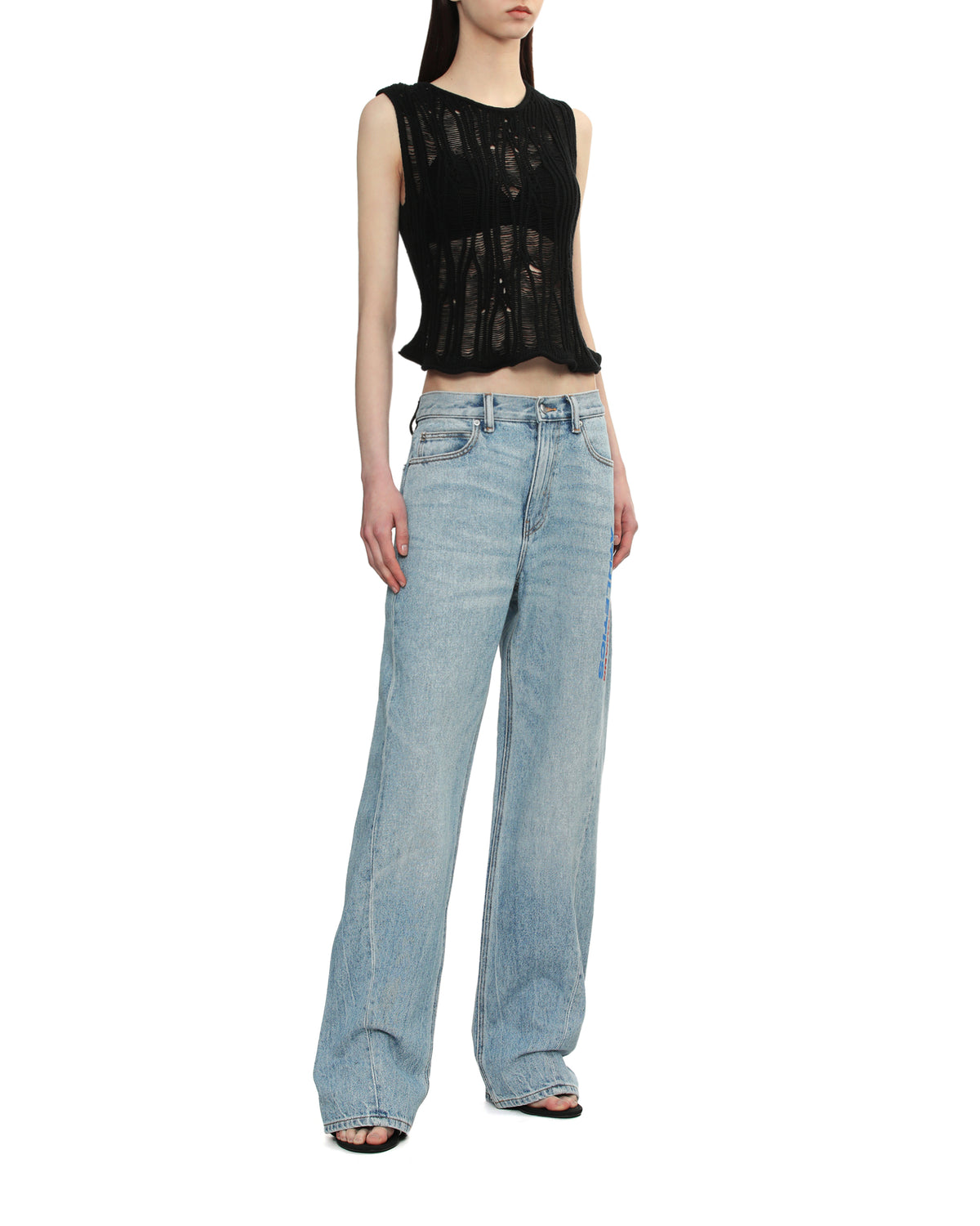 Layered jeans