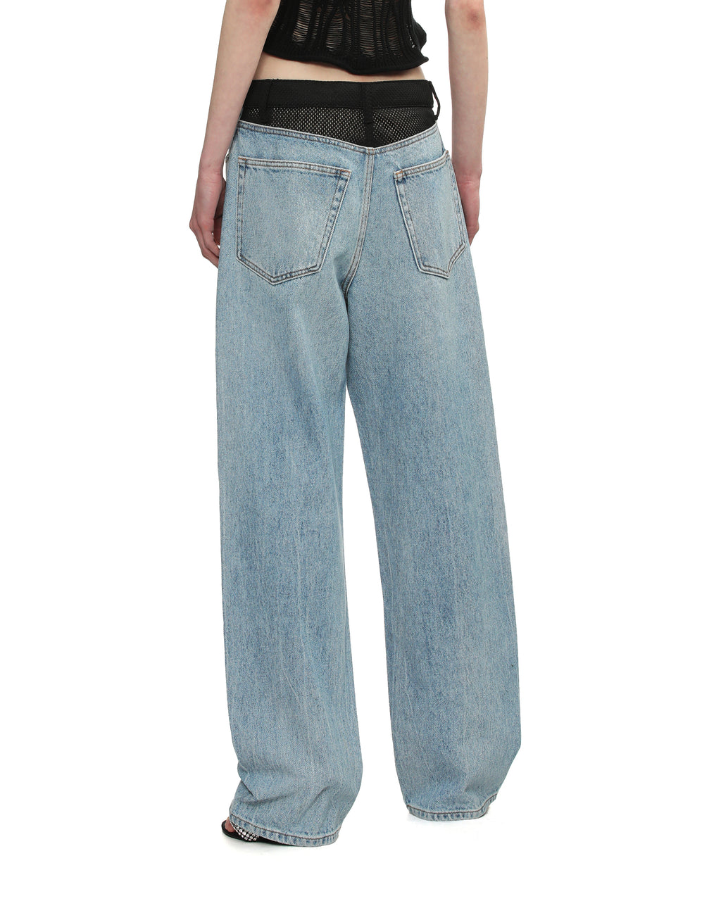 Layered jeans
