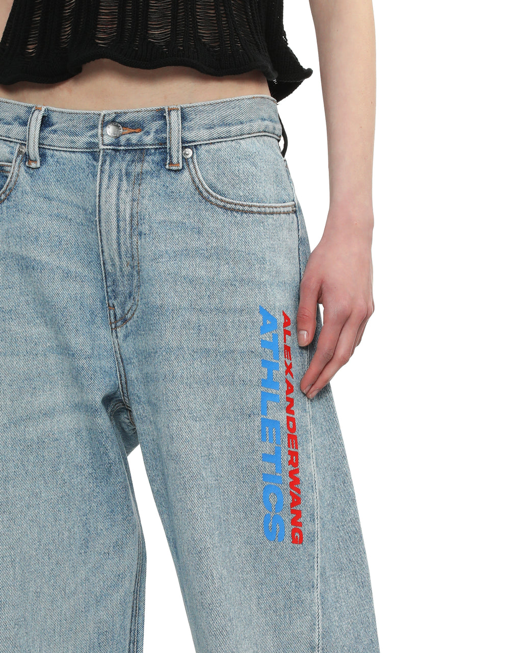 Layered jeans