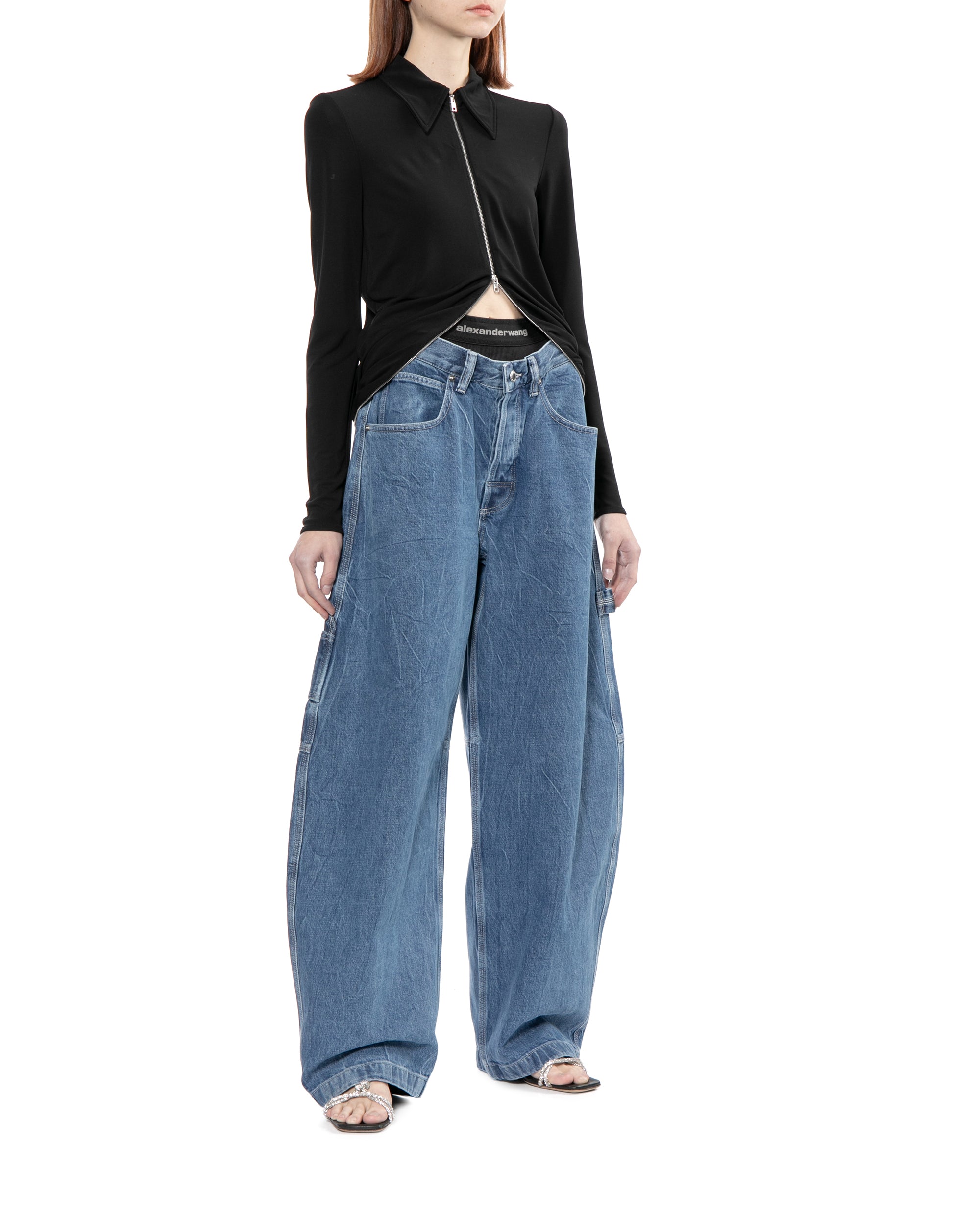 Boxer waist jeans
